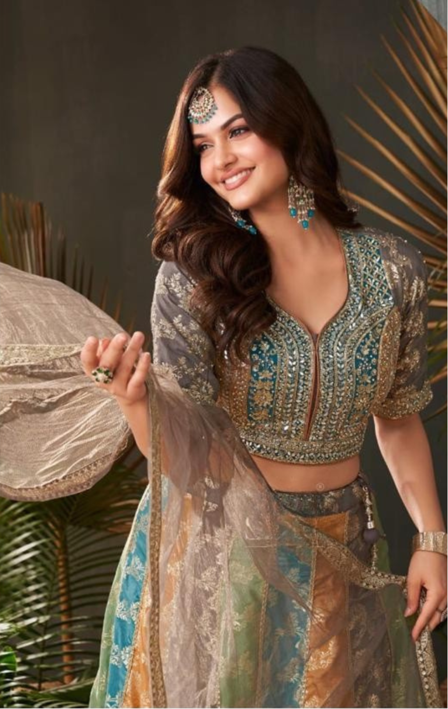 Embroidered Readymade Lehenga Choli