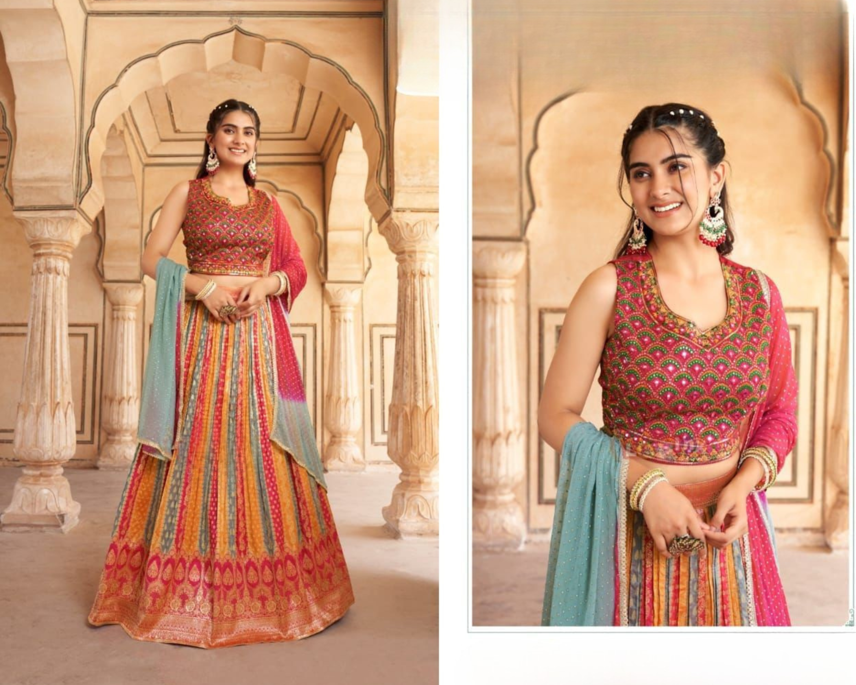 Silk Readymade Lehenga Choli