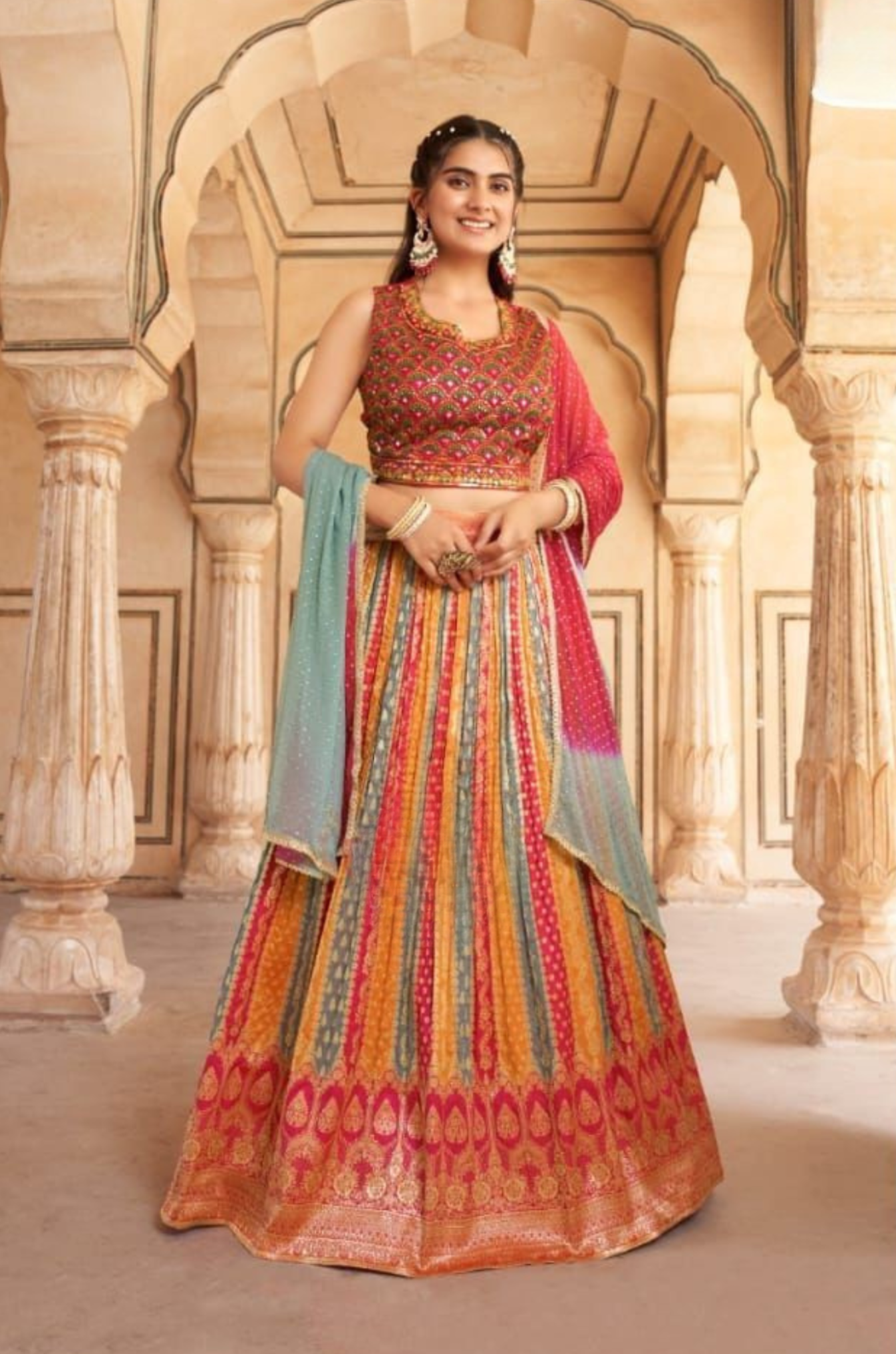 Silk Readymade Lehenga Choli