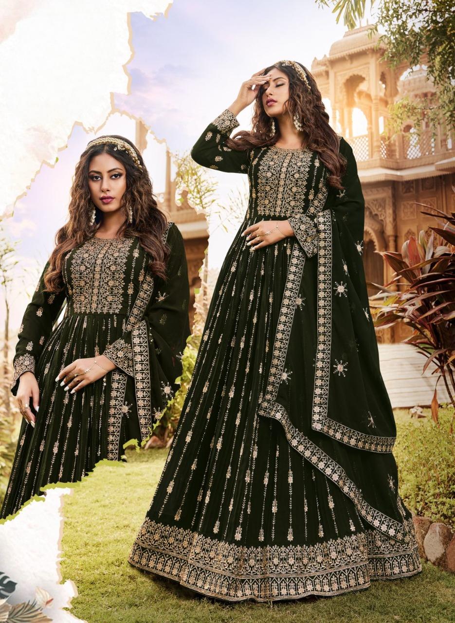 Embroidered Gown Kameez