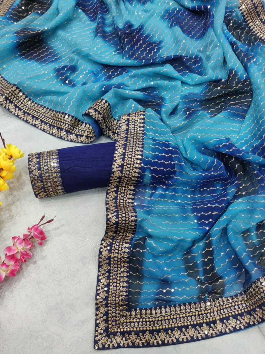 Designer Sequence Saree