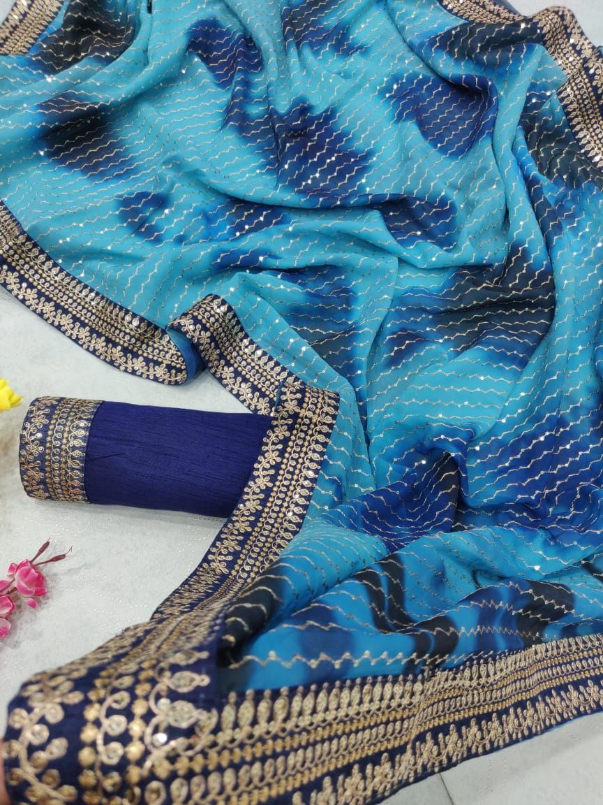 Designer Sequence Saree
