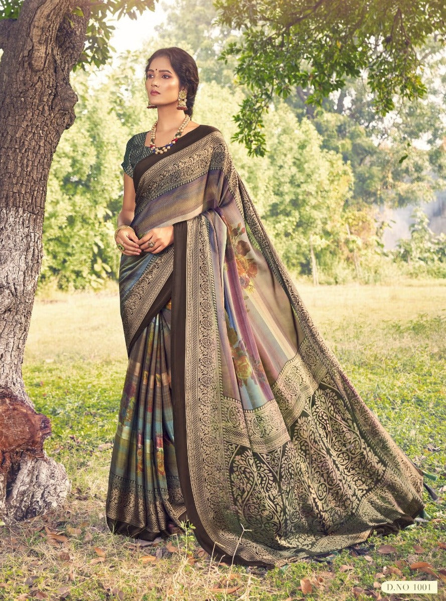 Pakhi Rangoli Printed Saree