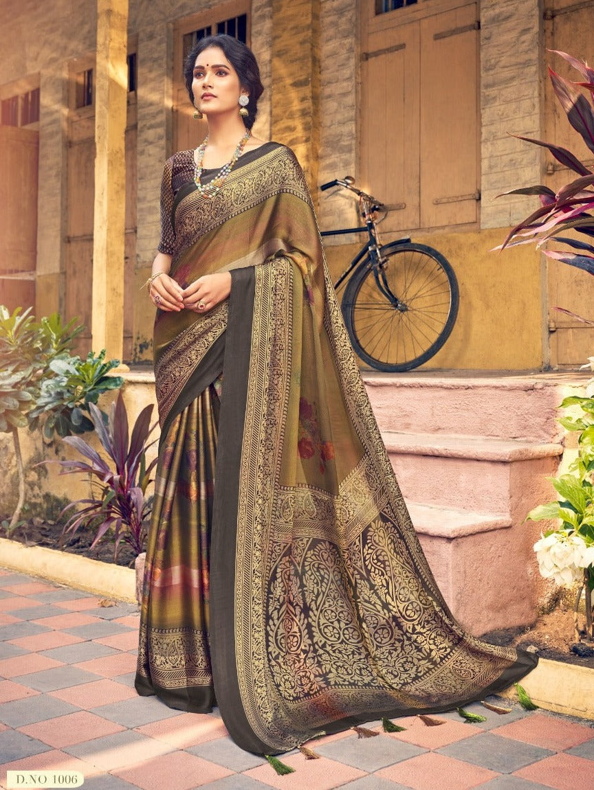 Pakhi Rangoli Printed Saree