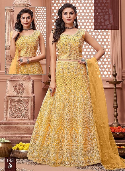 Embroidered & Stone Work Readymade Lehenga Choli