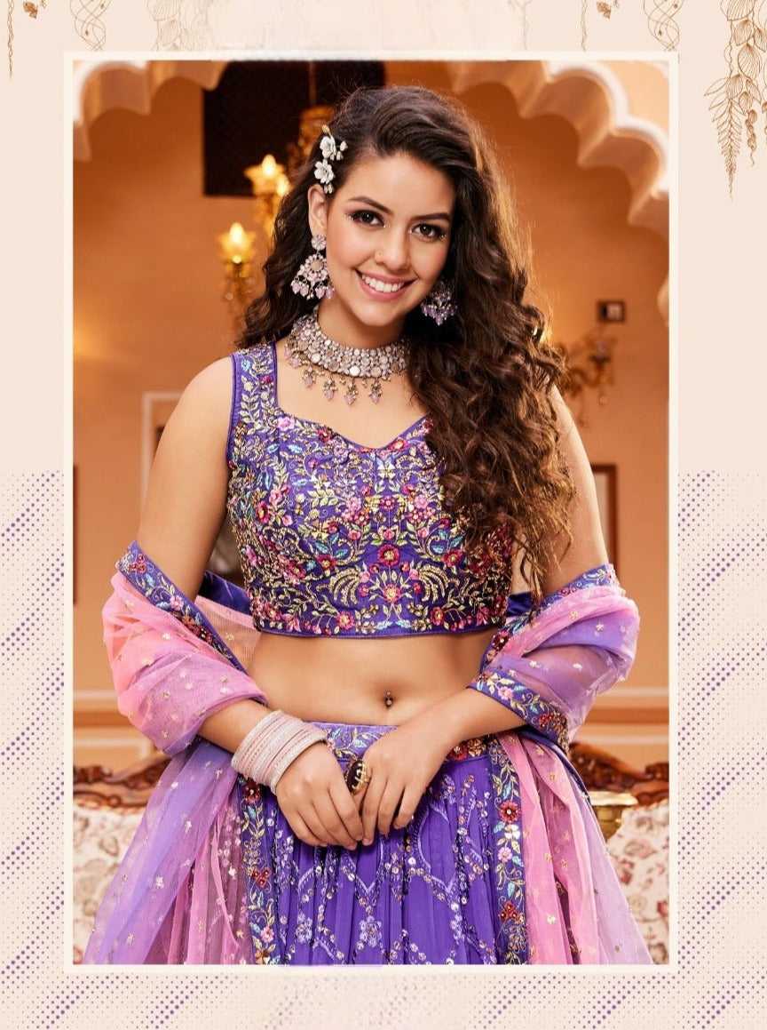Chikankari Readymade Lehenga Choli