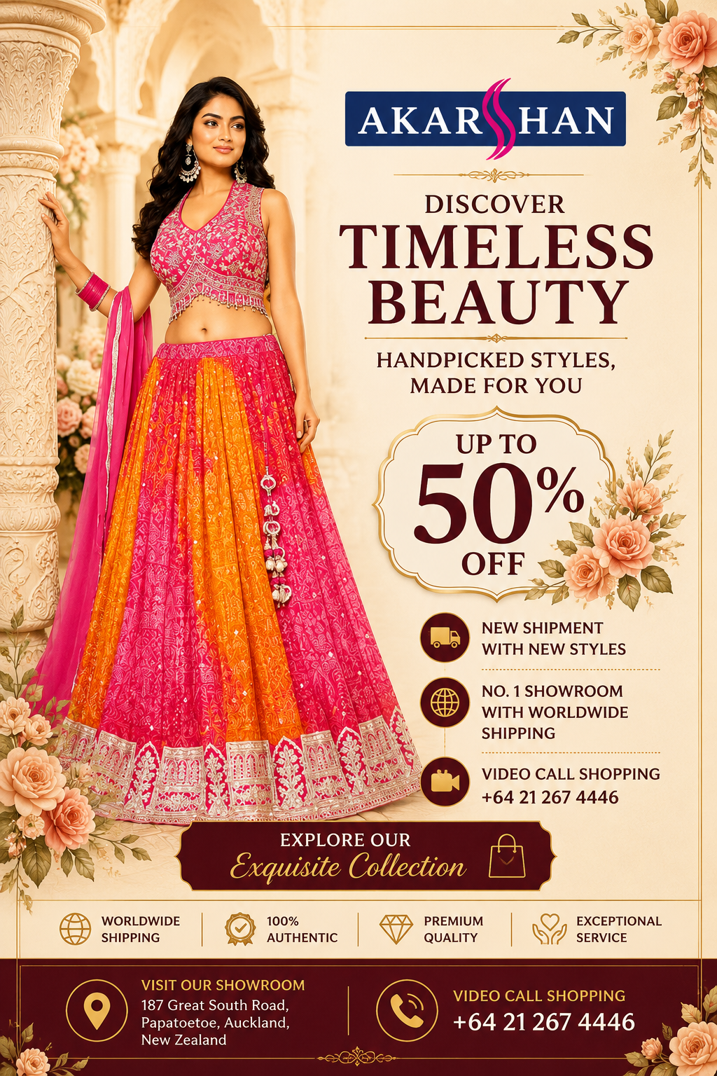 Indian Clothing Store Auckland, NZ | Women Clothing Store NZ – Akarshannz