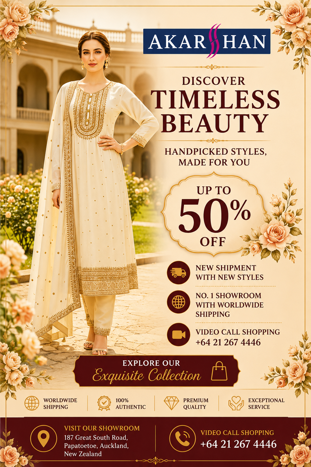 Indian Clothing Store Auckland, NZ | Women Clothing Store NZ – Akarshannz