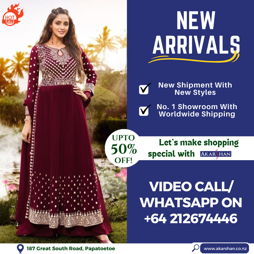 Indian Clothing Store Auckland, NZ Women Clothing Store NZ Akarshannz